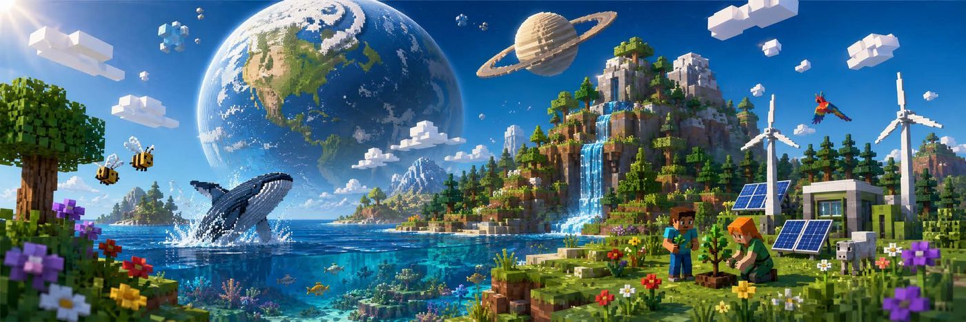 Visums, daba un vide Minecraft pasaulē