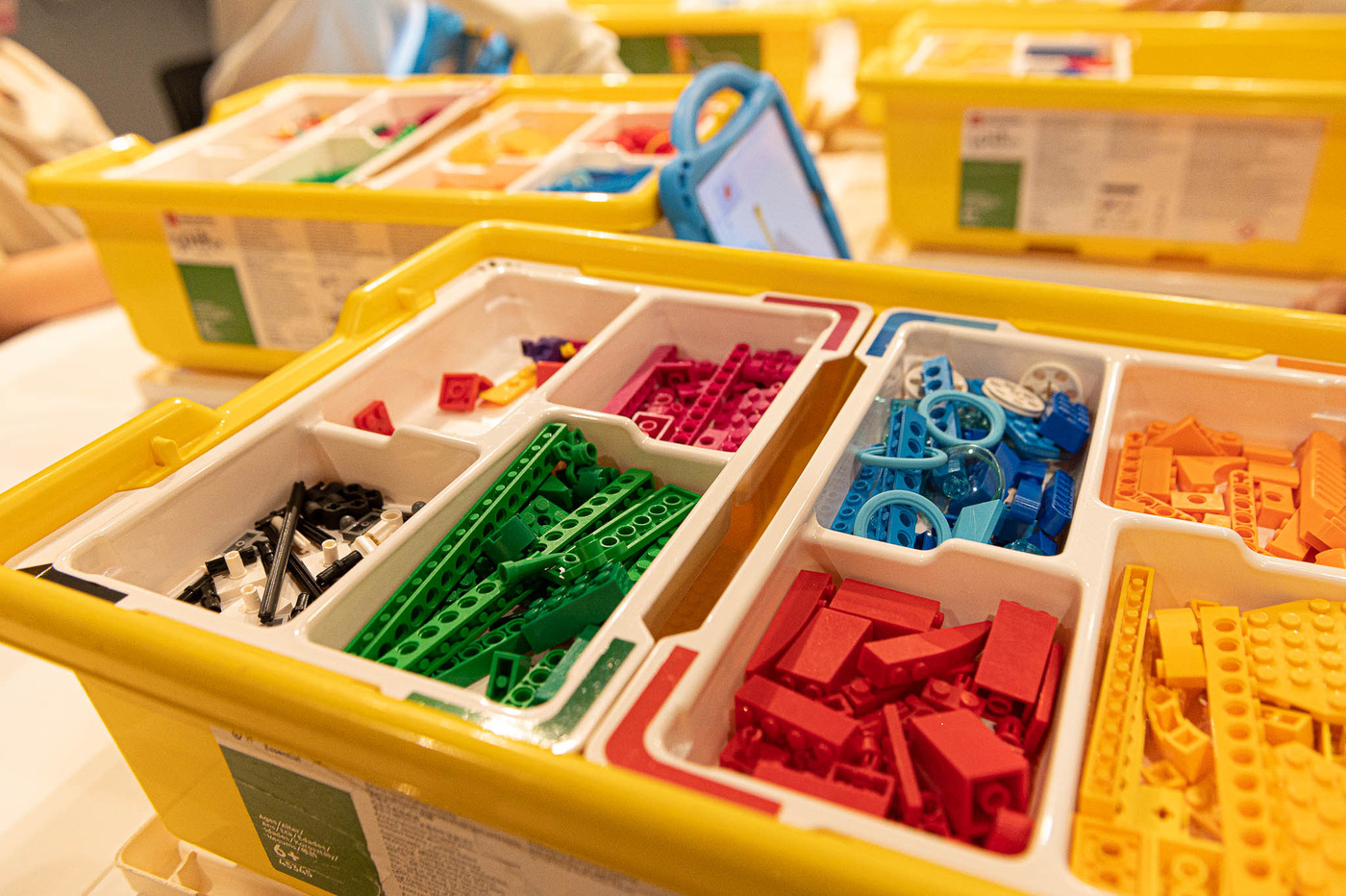 LEGO Education sets for a preschool robotics class